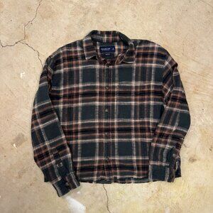 Abercrombie & Fitch Cropped Flannel